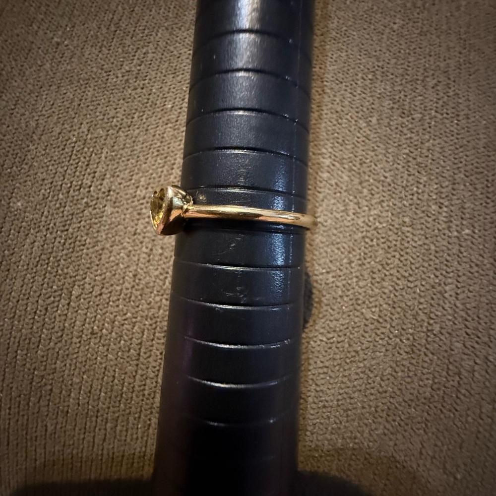 Pandora 18k over silver Cz Radiant heart ring - retired - Picture 4 of 7